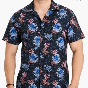 Men's CON.STRUCT Slim Fit Floral Shirt